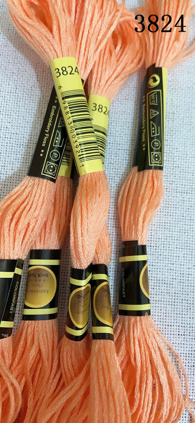 DIY DMC3809-3827 Fire de broderie cu ață dentară 10 buc. Kit pentru cusături în cruce Seturi pentru cusături în cruce pentru ață dentară 11.12