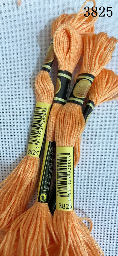 DIY DMC3809-3827 Fire de broderie cu ață dentară 10 buc. Kit pentru cusături în cruce Seturi pentru cusături în cruce pentru ață dentară 11.12