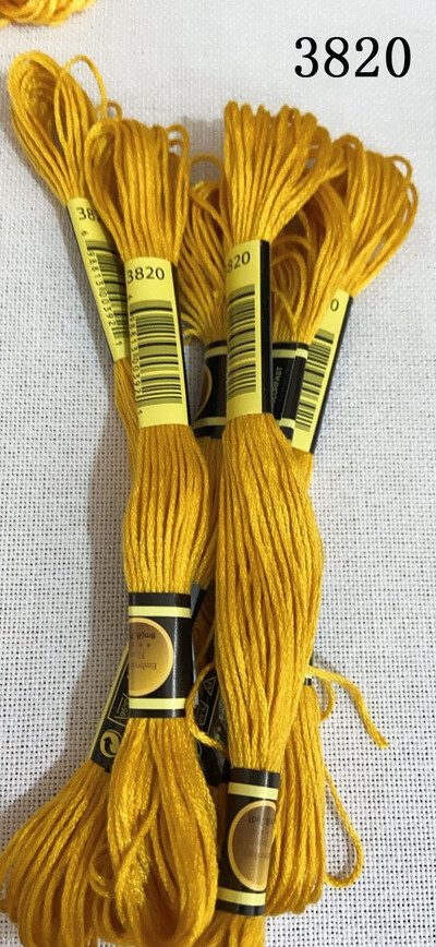 DIY DMC3809-3827 Fire de broderie cu ață dentară 10 buc. Kit pentru cusături în cruce Seturi pentru cusături în cruce pentru ață dentară 11.12