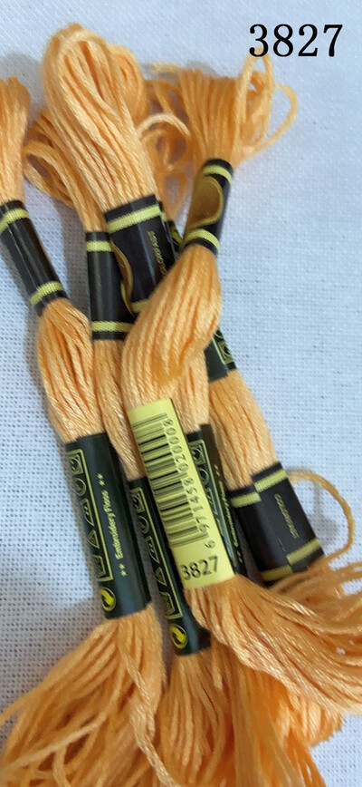 DIY DMC3809-3827 Fire de broderie cu ață dentară 10 buc. Kit pentru cusături în cruce Seturi pentru cusături în cruce pentru ață dentară 11.12