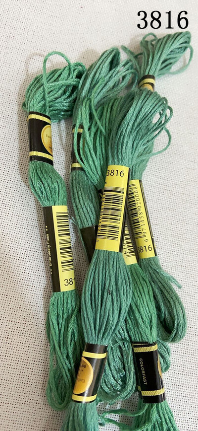 DIY DMC3809-3827 Fire de broderie cu ață dentară 10 buc. Kit pentru cusături în cruce Seturi pentru cusături în cruce pentru ață dentară 11.12