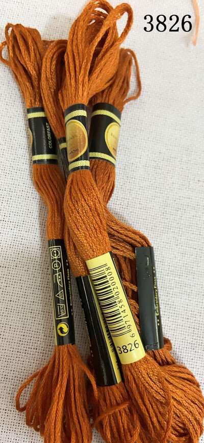 DIY DMC3809-3827 Fire de broderie cu ață dentară 10 buc. Kit pentru cusături în cruce Seturi pentru cusături în cruce pentru ață dentară 11.12