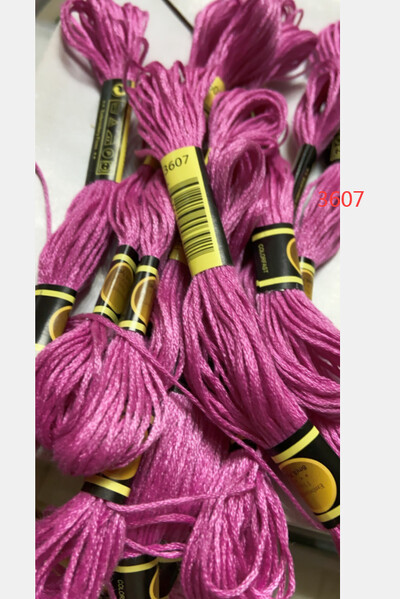 DIY DMC 3607-3755 hímzőselyem hímzőszálak 10 DB Keresztszemes készlet Keresztszemes fogselyem készletek 11.12