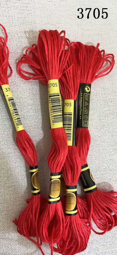 DIY DMC 3607-3755 hímzőselyem hímzőszálak 10 DB Keresztszemes készlet Keresztszemes fogselyem készletek 11.12