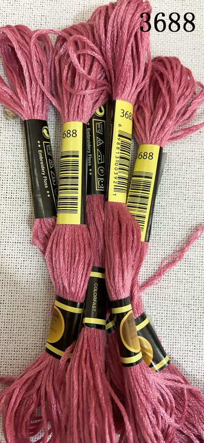 DIY DMC 3607-3755 hímzőselyem hímzőszálak 10 DB Keresztszemes készlet Keresztszemes fogselyem készletek 11.12