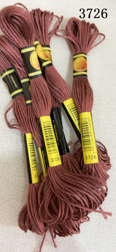 DIY DMC 3607-3755 hímzőselyem hímzőszálak 10 DB Keresztszemes készlet Keresztszemes fogselyem készletek 11.12