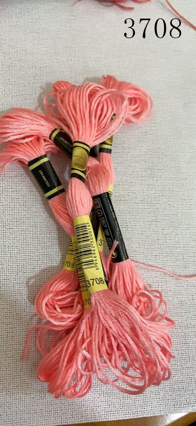 DIY DMC 3607-3755 hímzőselyem hímzőszálak 10 DB Keresztszemes készlet Keresztszemes fogselyem készletek 11.12