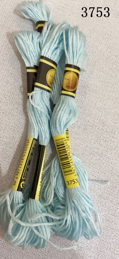 DIY DMC 3607-3755 hímzőselyem hímzőszálak 10 DB Keresztszemes készlet Keresztszemes fogselyem készletek 11.12