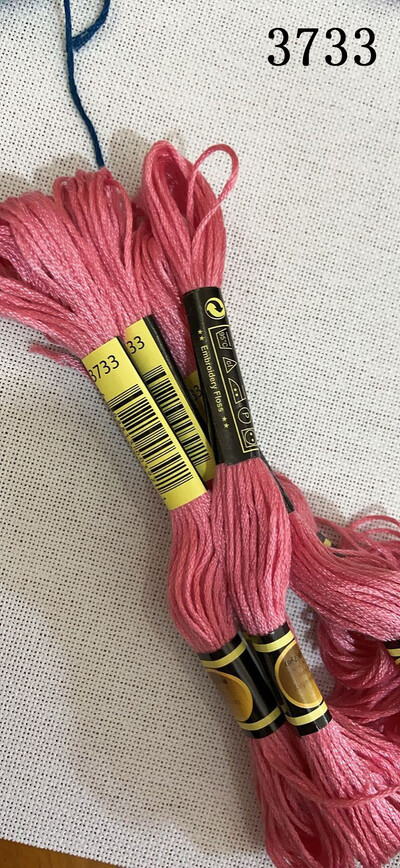 DIY DMC 3607-3755 hímzőselyem hímzőszálak 10 DB Keresztszemes készlet Keresztszemes fogselyem készletek 11.12