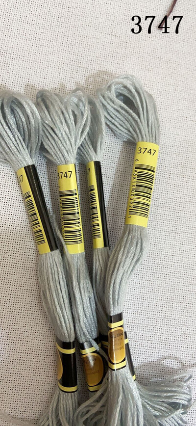 DIY DMC 3607-3755 hímzőselyem hímzőszálak 10 DB Keresztszemes készlet Keresztszemes fogselyem készletek 11.12