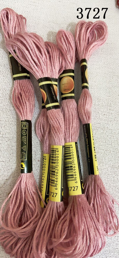 DIY DMC 3607-3755 hímzőselyem hímzőszálak 10 DB Keresztszemes készlet Keresztszemes fogselyem készletek 11.12