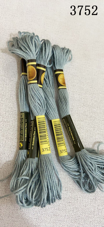 DIY DMC 3607-3755 hímzőselyem hímzőszálak 10 DB Keresztszemes készlet Keresztszemes fogselyem készletek 11.12