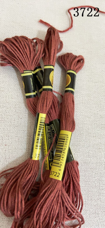 DIY DMC 3607-3755 hímzőselyem hímzőszálak 10 DB Keresztszemes készlet Keresztszemes fogselyem készletek 11.12