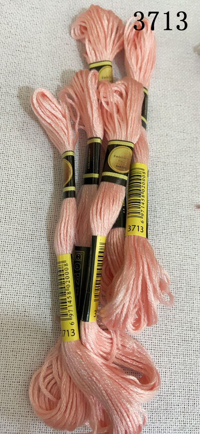 DIY DMC 3607-3755 hímzőselyem hímzőszálak 10 DB Keresztszemes készlet Keresztszemes fogselyem készletek 11.12