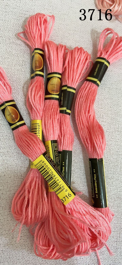 DIY DMC 3607-3755 hímzőselyem hímzőszálak 10 DB Keresztszemes készlet Keresztszemes fogselyem készletek 11.12