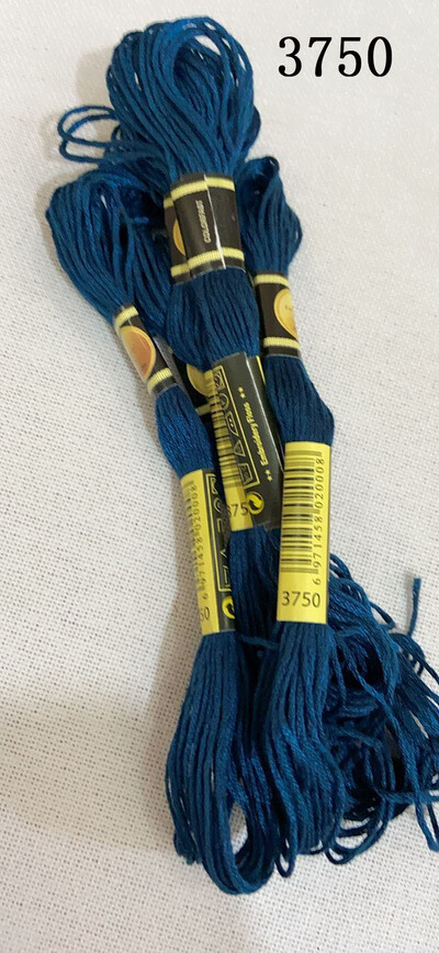 DIY DMC 3607-3755 hímzőselyem hímzőszálak 10 DB Keresztszemes készlet Keresztszemes fogselyem készletek 11.12