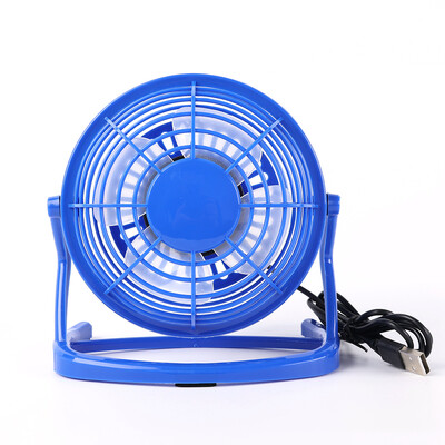 Mini kaasaskantav USB plastikust jahuti ventilaatorid käeshoitav lauajahutusventilaator 4 laba ümmargune tugev tuul Vaikne kodukontori arvuti ventilaator
