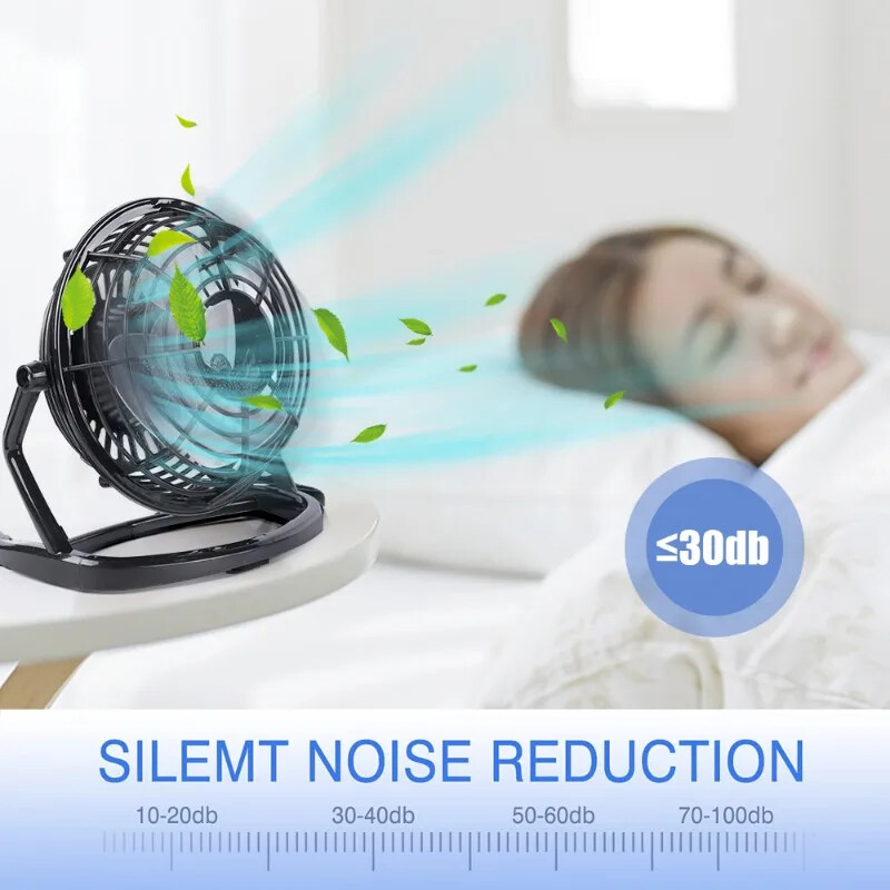 Mini kaasaskantav USB plastikust jahuti ventilaatorid käeshoitav lauajahutusventilaator 4 laba ümmargune tugev tuul Vaikne kodukontori arvuti ventilaator