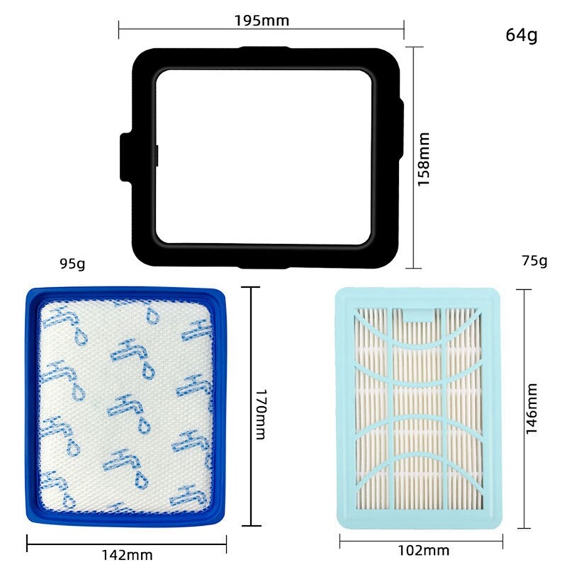 Vhodné pre filter a rám filtra Cp0616 Fc9728 Fc9730 Fc9731 Fc9732 Fc9733 Fc9734 Fc9735