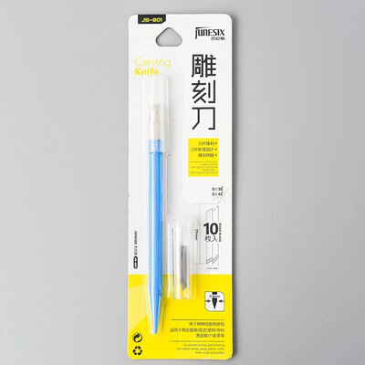 Specialus graviravimo rašiklio peilis guminiam antspaudui, rankų sąskaitos „pasidaryk pats“ lipdukai