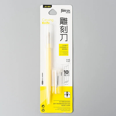 Specialus graviravimo rašiklio peilis guminiam antspaudui, rankų sąskaitos „pasidaryk pats“ lipdukai