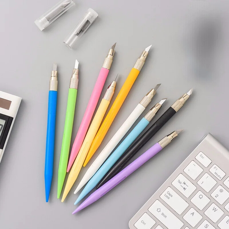 Specialus graviravimo rašiklio peilis guminiam antspaudui, rankų sąskaitos „pasidaryk pats“ lipdukai