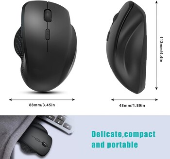 Безжична мишка Gamer Gaming Mouse Bluetooth Mouse Wireless Type C Rechargeable Mause Ergonomic USB Computer Mice for PC Laptop