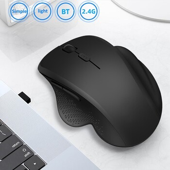 Безжична мишка Gamer Gaming Mouse Bluetooth Mouse Wireless Type C Rechargeable Mause Ergonomic USB Computer Mice for PC Laptop