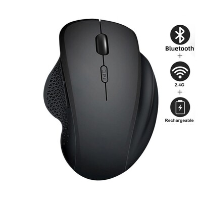 Ασύρματο ποντίκι Gamer Ποντίκι παιχνιδιού Bluetooth Ποντίκι ασύρματο τύπου C Επαναφορτιζόμενο Mause Εργονομικά ποντίκια υπολογιστή USB για φορητό υπολογιστή