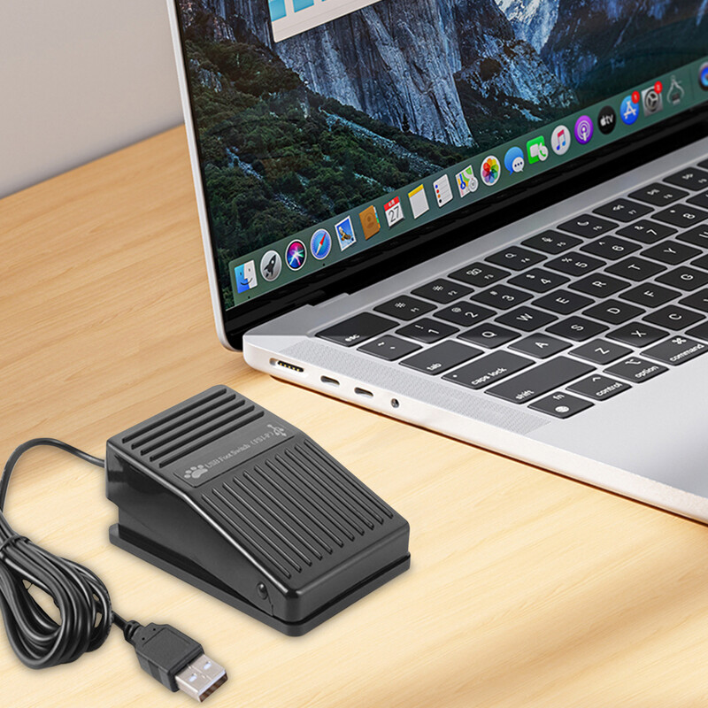 Βιντεοπαιχνίδι PC Hands Free Footswitch Game Control Action HID PC USB Foot Switch Πεντάλ πληκτρολογίου για πληκτρολόγιο ποντίκι φορητό υπολογιστή υπολογιστή