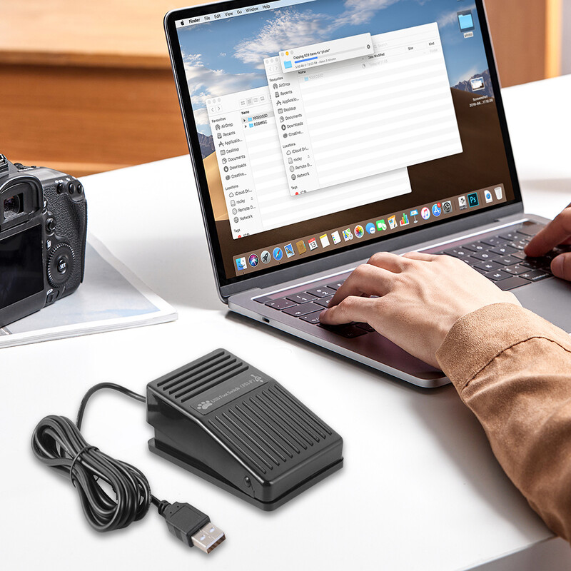 Βιντεοπαιχνίδι PC Hands Free Footswitch Game Control Action HID PC USB Foot Switch Πεντάλ πληκτρολογίου για πληκτρολόγιο ποντίκι φορητό υπολογιστή υπολογιστή