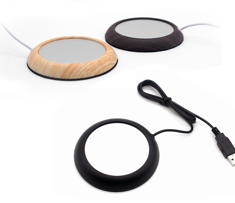 USB Puidutera tassisoojendaja Kuumuse Joogitassisoojendi Matt Hoidke jooki kuumana Soojem tassialused Kaasaskantavad