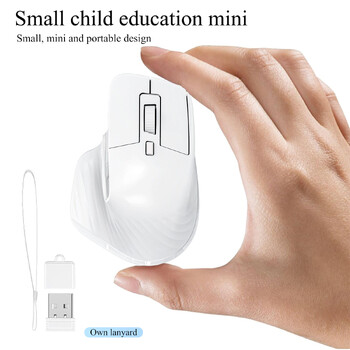 T16 Dual Mode Mini Mute Mouse 2.4G+BT5.1 Portabl безжична мишка 4800dpi Регулируема за лаптоп и настолни компютри