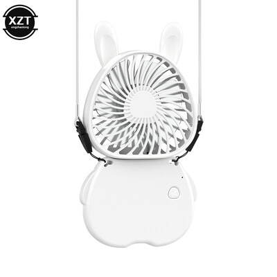 Nabíjanie cez USB Malý ventilátor Závesný krk Pohodlné vrecko Malý vonkajší mini ventilátor Skladací stolný kancelársky tichý chladič