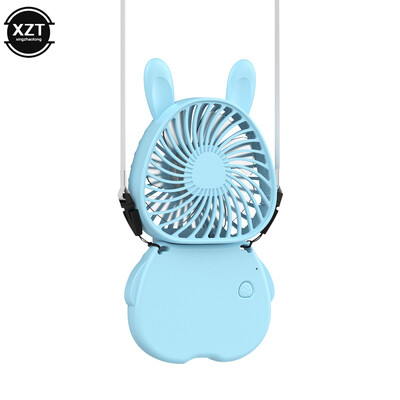 Nabíjanie cez USB Malý ventilátor Závesný krk Pohodlné vrecko Malý vonkajší mini ventilátor Skladací stolný kancelársky tichý chladič