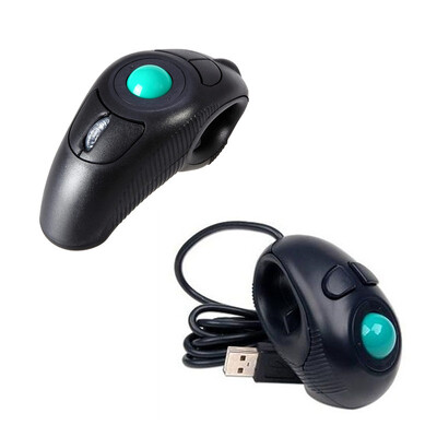 2,4G vezeték nélküli hanyattegér egér Vezetékes Mini USB hordozható ujjas egerek Ergonomikus jobb bal kéz PC tábla laptophoz
