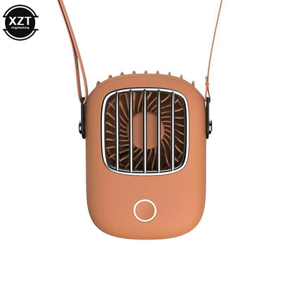 Mini prenosný závesný krk USB ventilátor stlmený ručný stolný ventilátor s 3 prevodovými stupňami, nastaviteľným chladením vzduchu Ventilador
