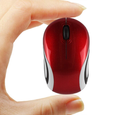 Aranyos mini 2,4 GHz-es vezeték nélküli egér USB hordozható optikai Mause ergonómikus számítógépes játék egerek laptophoz, ajándék PC kis kezekhez