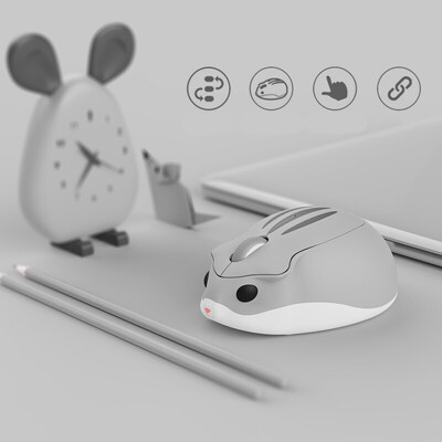 2,4G vezeték nélküli aranyos egér hörcsög rajzfilm USB Kreatív Mute Mause Ergonómikus Mini Optikai Kid Ajándék Egerek Számítógépes Laptop Lányok Ajándékok
