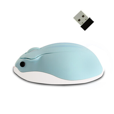 Bezdrôtová 2,4 G myš s roztomilou karikatúrou, USB, kreatívna stlmená myš, ergonomická mini optická myš s detským darčekom pre PC, notebooky a dievčatá, darčeky