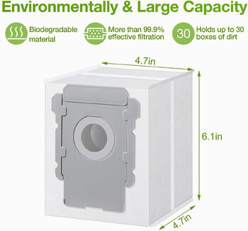 Τσάντα σκόνης για iRobot Roomba i3 i3+ / i4 i4+ / i6 i6+ / i7 i7+ / j7 j7+ / i8+ / S9 S9+ Αξεσουάρ ηλεκτρική σκούπα ρομπότ Τσάντες σκόνης