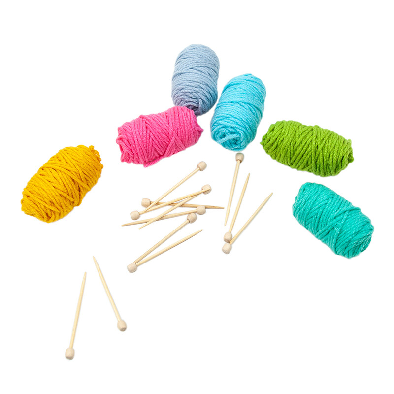 Mini set igala za pletenje od 7 cm, kompleti džempera od bambusa, pletenje, pribor za ručni rad sa/bez pređe Uradi sam pleteni alat