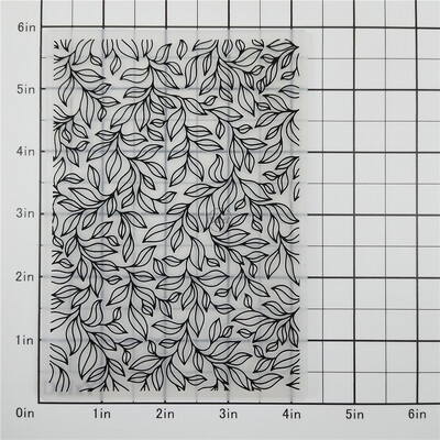 2023 NOI foldere de imprimare a fundalului cu frunze pentru albume de albume de hârtie pentru cărți de albume pentru realizarea de consumabile Șabloane 3D din plastic Artizanat