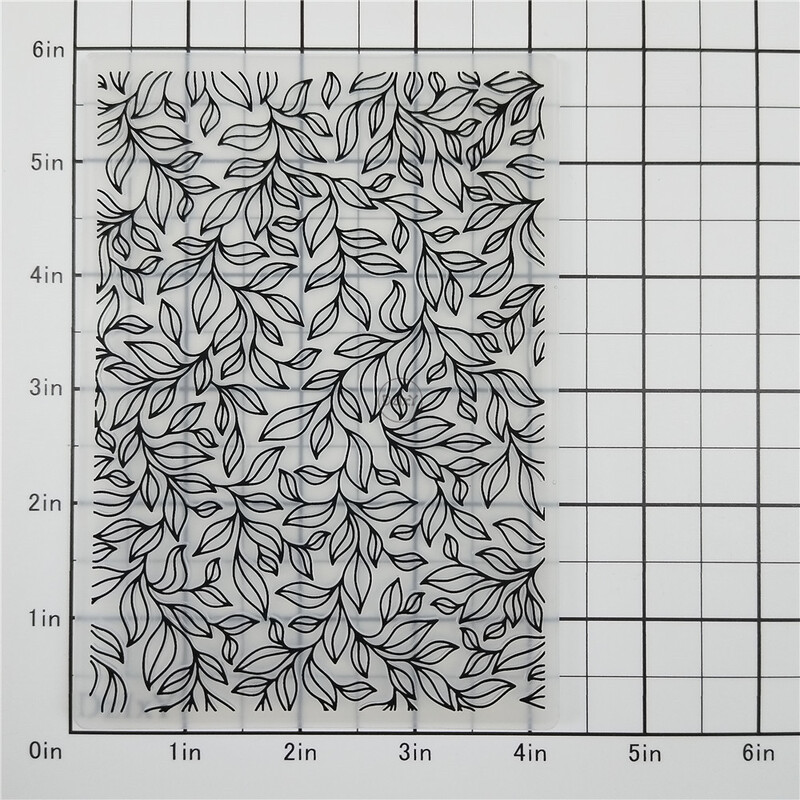 2023 NOI foldere de imprimare a fundalului cu frunze pentru albume de albume de hârtie pentru cărți de albume pentru realizarea de consumabile Șabloane 3D din plastic Artizanat