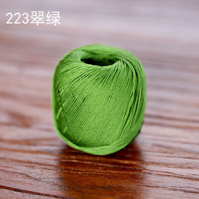 10g/guľôčka 85m letná bavlnená čipkovaná priadza DIY ručné pletenie háčkovanie bikinový top šaty pletacia taška čiapka DIY nite guľôčky