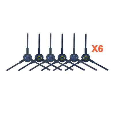 10 vnt. roboto dulkių siurblio šoniniai šepečiai, skirti Ilife V8 V8s X750 A7 X800 X785 V80 roboto dulkių siurblio dalių priedai