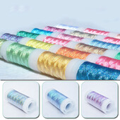 0,2/0,4/0,6/0,8 mm niť na krížikový steh, vyšívacia niť, šijacie klbká, remeslo, DIY náramok, pletený 3-12 prameňov, remeselné šitie