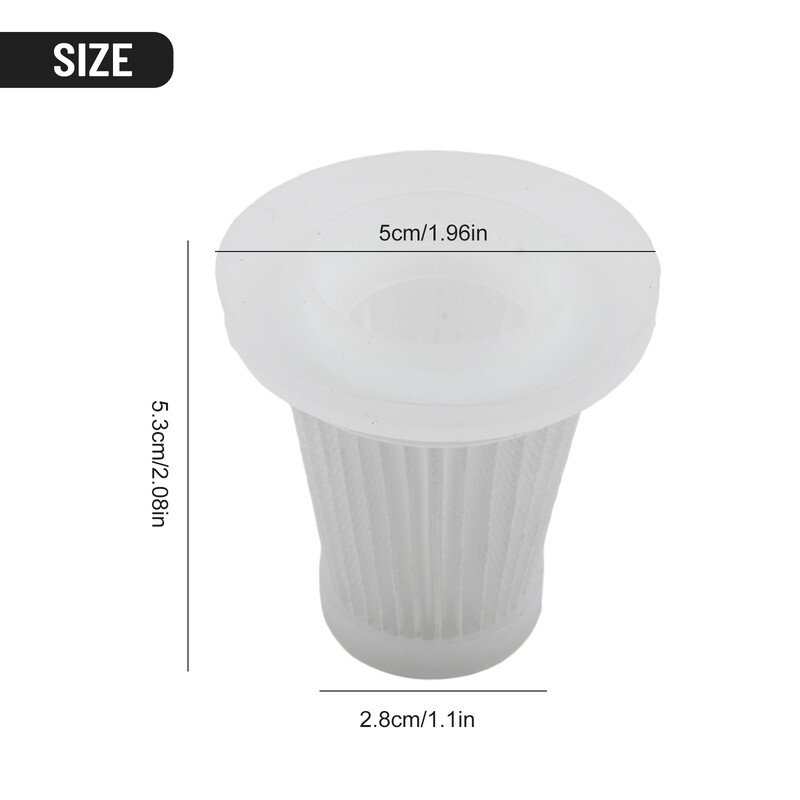 2 3 5tk Korduvkasutatav autotolmuimeja Vahetage pestavad filtrid Vähendage tolmu tolmuimeja tarvikud