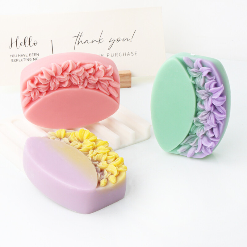 Ovāls/kvadrātveida tauriņš silikona veidņu lilijas ziedi ziepju sveces veidņu veidošanai aromterapijas sveķu šokolādes veidnes rokdarbu piederumi dāvana