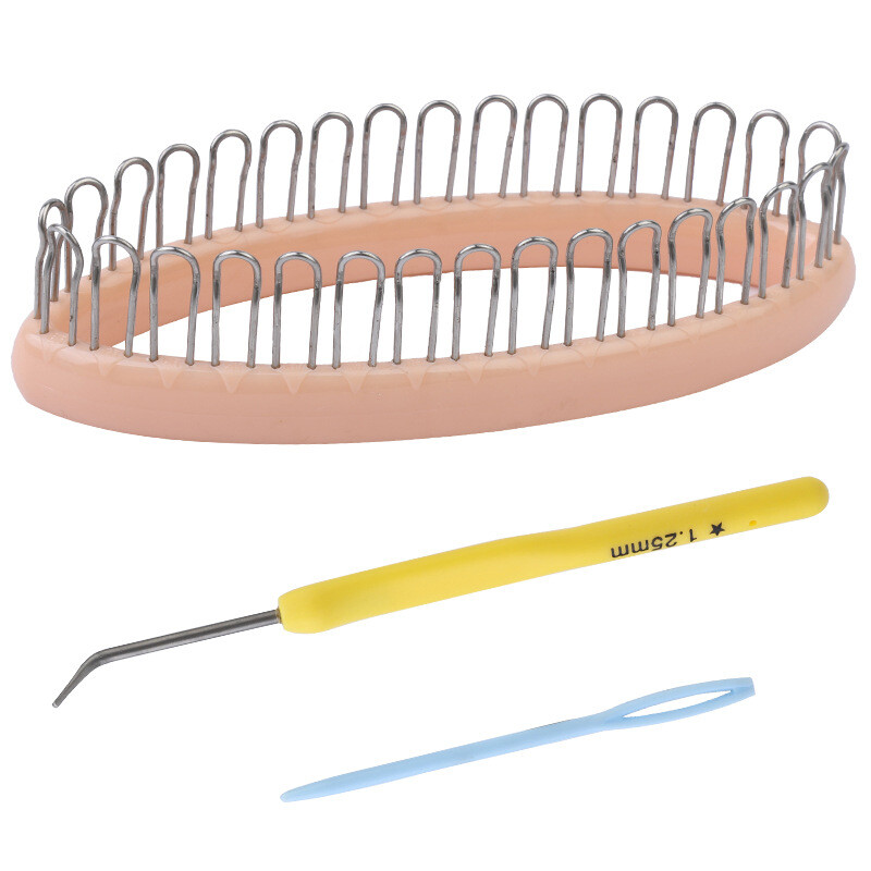 Peg Socks Vunena pređa Razboj za pletenje DIY alati za tkanje za čarape Šal Kapa Tkalac Igla za šivanje Alat za pletenje